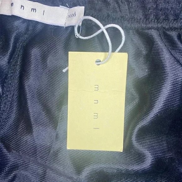 Mens NWT mnml Black Painted Mesh Shorts - XXXL - Picture 5 of 7